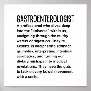 Gastro-enteroloog Poster