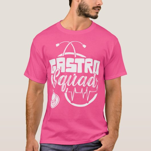 Gastro Squad Medisch Assistent GI Dokter Gastroent T-shirt (Voorkant)