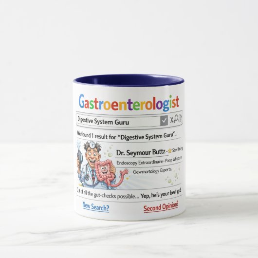 Gastroenterologist Funny Gift Mug (Centre)