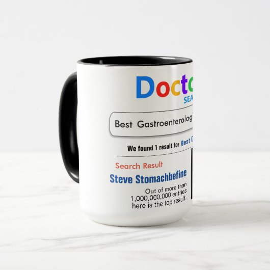 Gastroentérologue Funny Gidon Mug (Devant gauche)