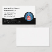 Gastroentérologue moderne Cartes de visite Médical (Devant / Derrière)