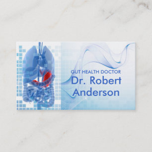 Gastroenteroloog geregistreerd diëtist darmgezondh visitekaartje