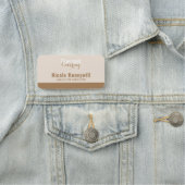 Gastronomische catering naamplaatje (In situ)