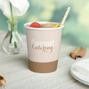 Gastronomische catering papieren bekers