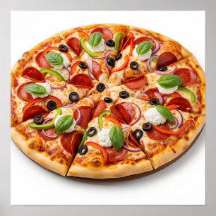 gastronomische pizza poster