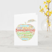 Gastronomy in BU Note Card (portret) Kaart (Gele Bloem)