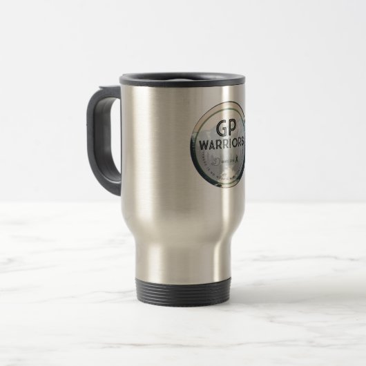 Gastroparesis Guerriers Groupe Voyage Mug (Devant gauche)