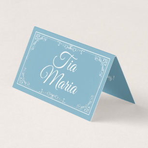 Gasttafel Naam Kaart - Quinceañera Mini Dank u