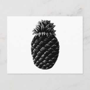 Gastvrijheid Ananas Zwart Het Museum Zazzle Gift Briefkaart