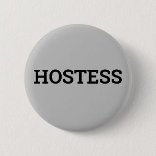 Gastvrouw Minimalistische Bruidsfeest Cadeaus Brui Ronde Button 5,7 Cm