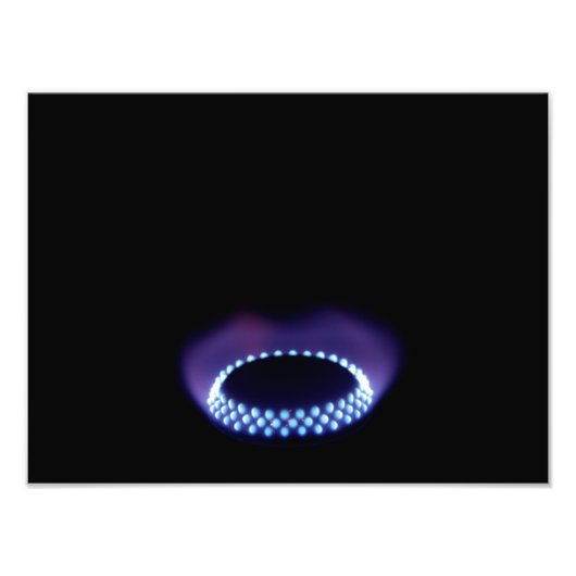 Gasvlam Foto Afdruk (Voorkant)