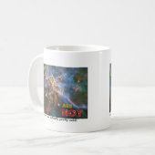 Gasvormige nebulae zijn HOT Koffiemok (Voorkant links)