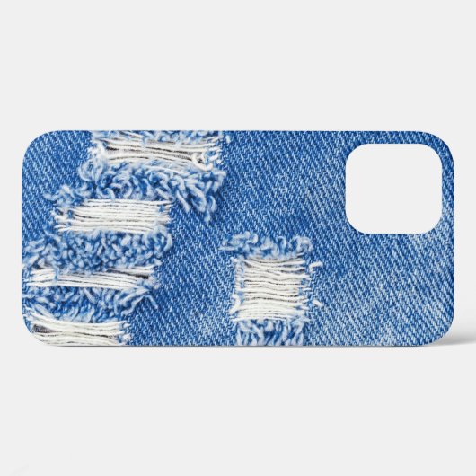 Gat, denim jeans, gescheurde textuur Case-Mate iPhone case (Achterkant (horizontaal))