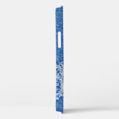 Gat, denim jeans, gescheurde textuur Case-Mate iPhone case (Achterkant / Rechts)