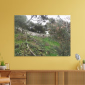 Gat in de rotswand canvas afdruk (Insitu (Woonkamer))