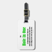 gat in één bagagelabel (Voorkant verticaal)