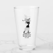 Gat in een gepersonaliseerde retro stijl meisje ca glas (Voorkant)