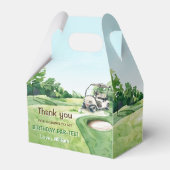 Gat in een golfbaan Par-t-shirt 1e verjaardag Bedankdoosjes (Voorkant Zijde)