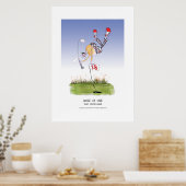 gat in één, tony fernandes poster (Keuken)