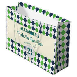 Gat in Par-T-shirt Any Age Golf Mastered Birthday Groot Cadeauzakje