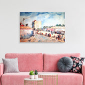 Gate in Parijs Ramparts, door Vincent van Gogh Canvas Afdruk (Insitu (Woonkamer))