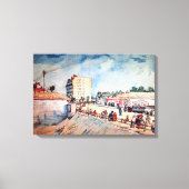 Gate in Parijs Ramparts, door Vincent van Gogh Canvas Afdruk (Voorkant)