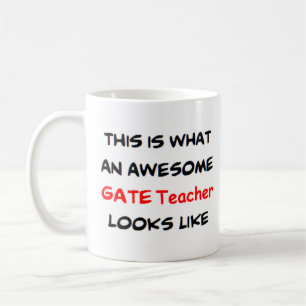 gate leraar, geweldige koffiemok