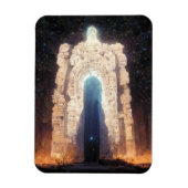 Gate to Eternity Fantasy Sci-Fi Art Magneet (Verticaal)
