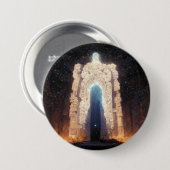 Gate to Eternity Fantasy Sci-Fi Art Ronde Button 7,6 Cm (Voorkant /achterkant)