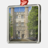 Gate to Trinity College en rijen fietsen, Metalen Ornament (Links)