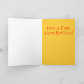 Gâteau 50 Ans En Feu Carte Anniversaire (Intérieur)