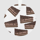 Gâteau au chocolat au lait. (devant)