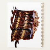 Gâteau au chocolat multi-couches indulgent de Slip (Dos)