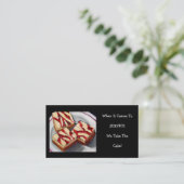 GÂTEAU AU FROMAGE : ART : CARTE DE VISITE (Debout devant)