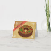 Gâteau aux fruits : Carte de vacances (Devant)