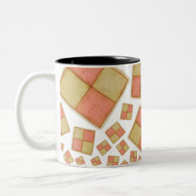 Gâteau Battenberg Tumbling Mug à deux tons
