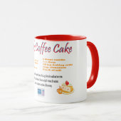 Gâteau café Extraordinaire Mug de recette amusante (Devant droit)