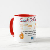 Gâteau café Extraordinaire Mug de recette amusante (Devant gauche)