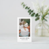 Gâteau / Carte de visite de boulangerie (Debout devant)