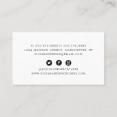 Gâteau / Carte de visite de boulangerie (Dos)