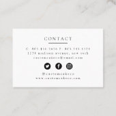 Gâteau / Carte de visite de boulangerie (Dos)