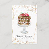 Gâteau / Carte de visite de boulangerie (Devant)