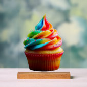 Gâteau cupcake arc-en-ciel étourdissant de Slipper (Neutre)