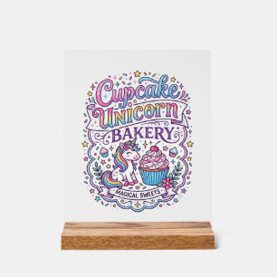Gâteau Cupcake Licorne Pâtisserie Licorne Fond Bla
