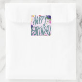 Gâteau d'anniversaire - Sticker (Sac)