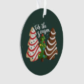Gâteau d'arbre de Noël C'est la saison des fêtes d (devant)