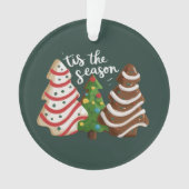 Gâteau d'arbre de Noël C'est la saison des fêtes d (devant)