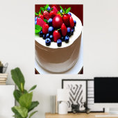 Gâteau de Berry | AI Art Poster (Bureau à domicile)