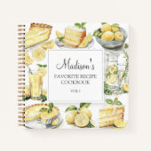 Gâteau de citron jaune Lemonade Recette livre de r (Devant)