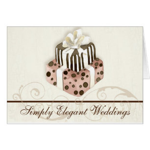 Gâteau De Mariage Moderne Dot Frottent